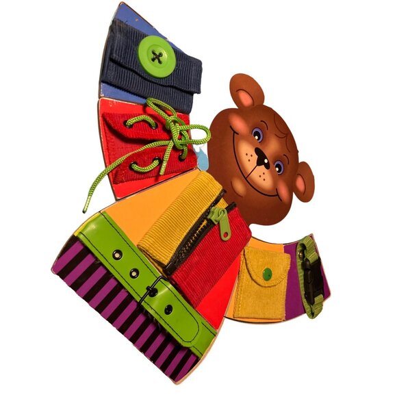 Melissa & Doug Basic Skills Puzzle Board - Wooden Educational Toy - Picture 6 of 10